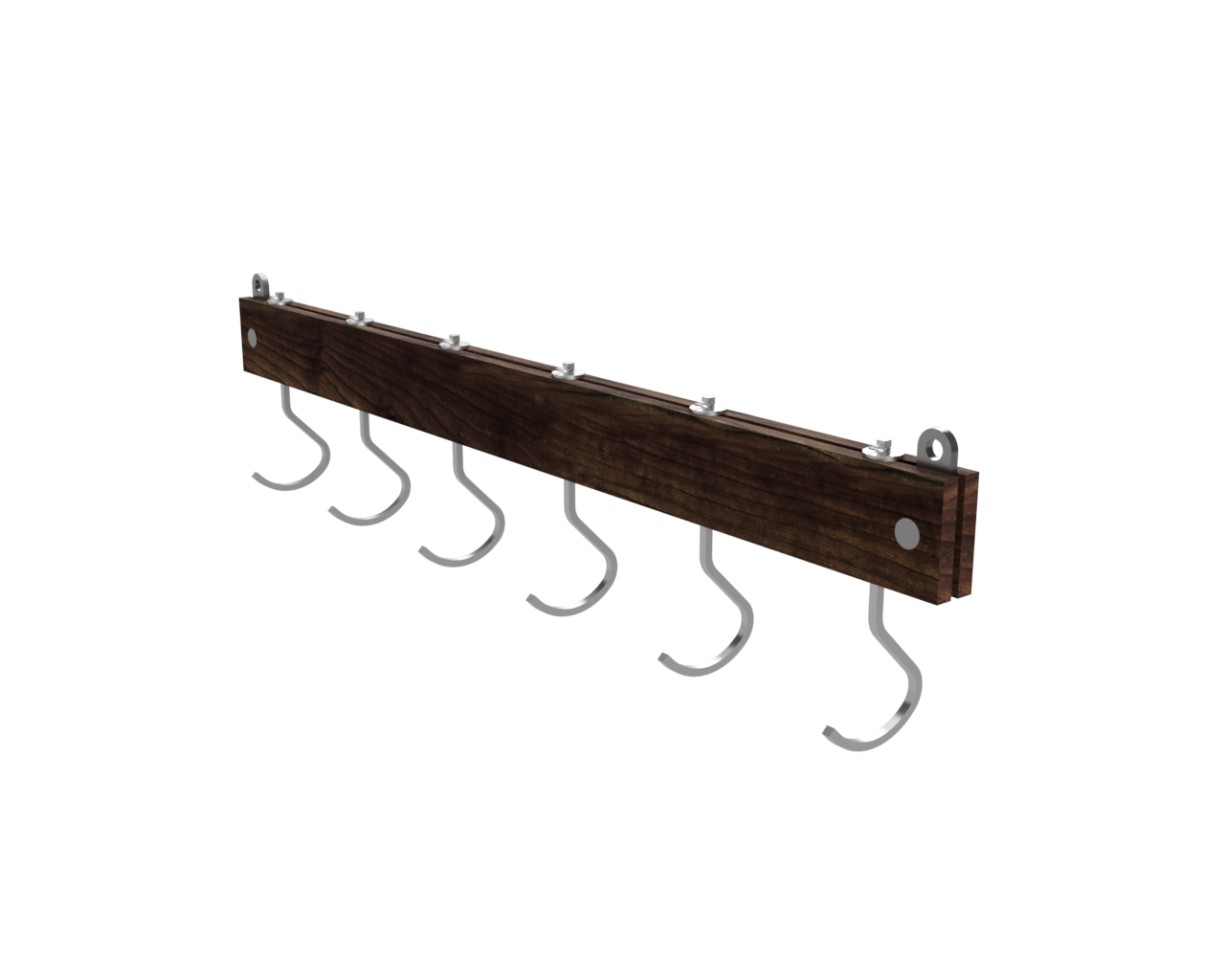 The Mini CuKi (Custom Kitchen) Rack in walnut